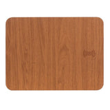 Tapis de souris effet bois avec chargement à induction - Livraison offerte
