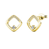 Parure Adelise (1 collier + 1 pendentif + 2 boucles d'oreilles) ornées de 26 cristaux Swarovski - Livraison Offerte