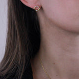 Parure Adelise (1 collier + 1 pendentif + 2 boucles d'oreilles) ornées de 26 cristaux Swarovski - Livraison Offerte