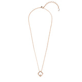 Parure Adelise (1 collier + 1 pendentif + 2 boucles d'oreilles) ornées de 26 cristaux Swarovski - Livraison Offerte