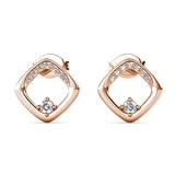 Parure Adelise (1 collier + 1 pendentif + 2 boucles d'oreilles) ornées de 26 cristaux Swarovski - Livraison Offerte