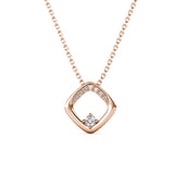 Parure Adelise (1 collier + 1 pendentif + 2 boucles d'oreilles) ornées de 26 cristaux Swarovski - Livraison Offerte