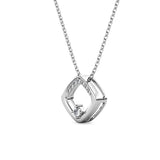Parure Adelise (1 collier + 1 pendentif + 2 boucles d'oreilles) ornées de 26 cristaux Swarovski - Livraison Offerte