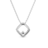Parure Adelise (1 collier + 1 pendentif + 2 boucles d'oreilles) ornées de 26 cristaux Swarovski - Livraison Offerte
