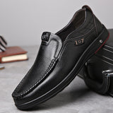Mocassins souples en cuir pour homme - Livraison offerte
