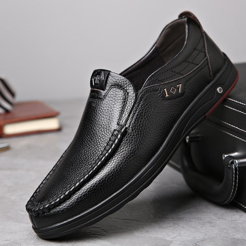 Mocassins souples en cuir pour homme - Livraison offerte