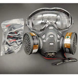 Masque à gaz avec lunette de sécurité plus 2 filtres supplémentaires - Livraison offerte