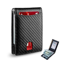 Portefeuille en fibre de carbone RFID anti-piratage - Livraison offerte