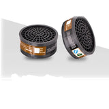 Masque à gaz avec lunette de sécurité plus 2 filtres supplémentaires - Livraison offerte