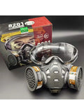 Masque à gaz avec lunette de sécurité plus 2 filtres supplémentaires - Livraison offerte